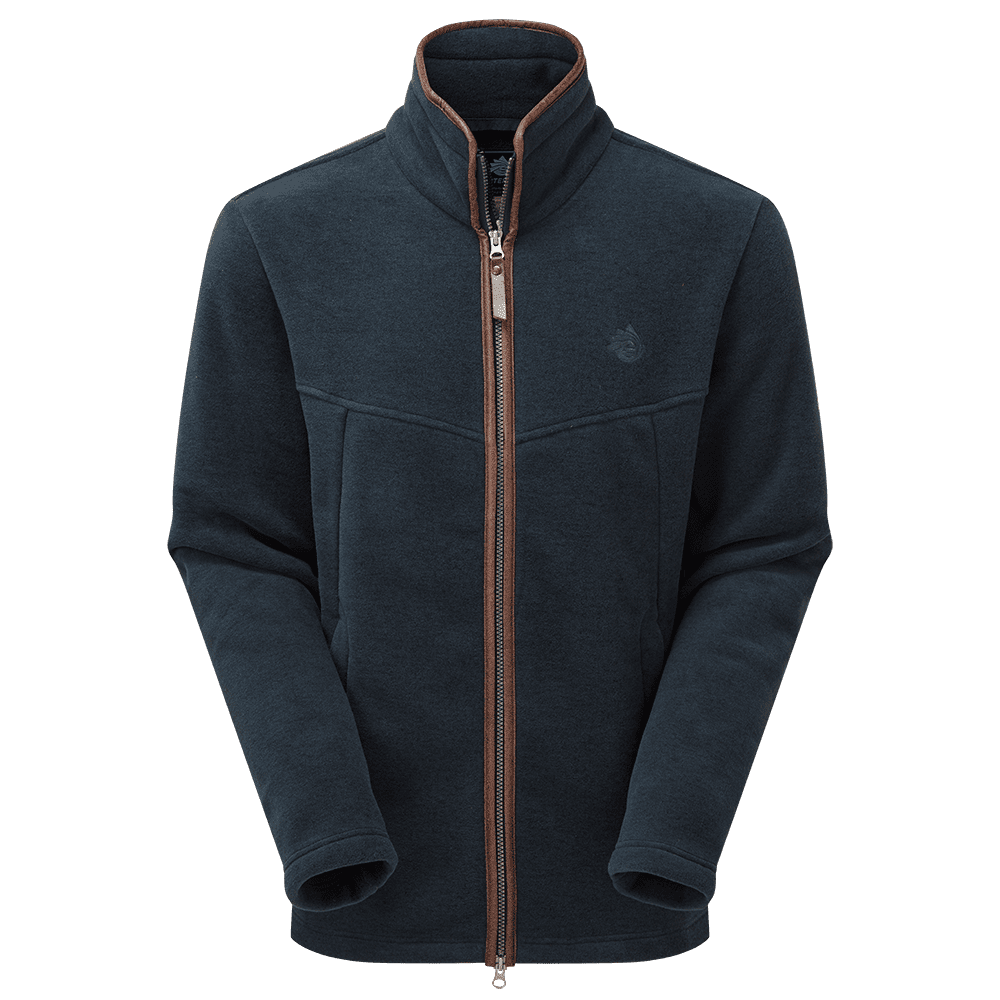 Oxford Fleece Jacket Blue Melange ShooterKing oxford-fleece-jacket-blue-melange-shooterking